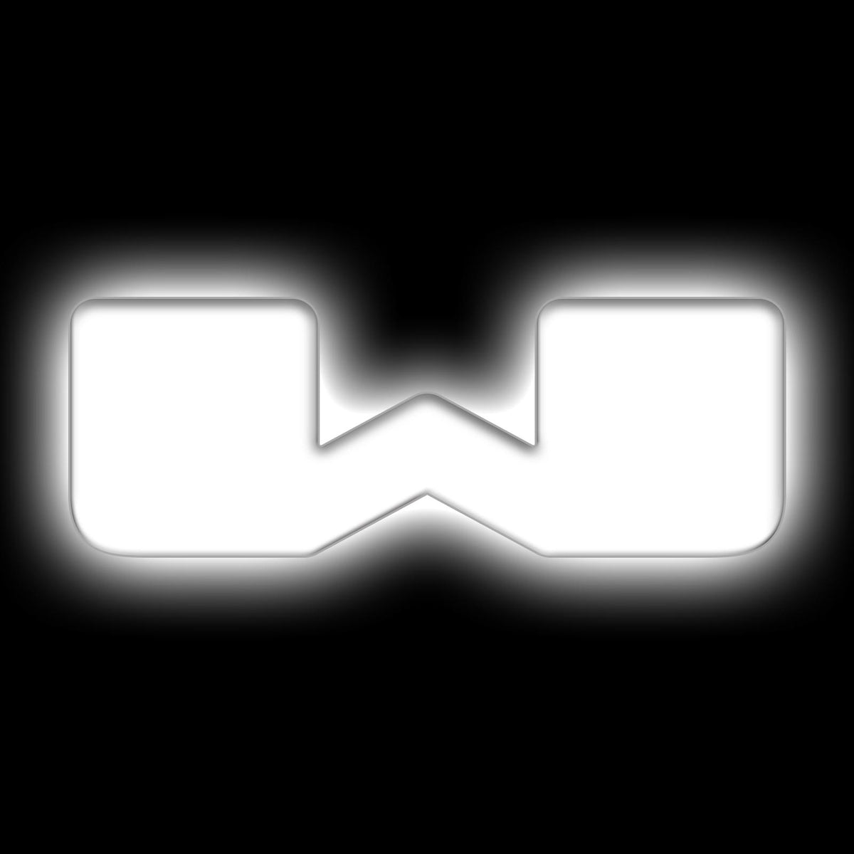 Oracle Lighting Universal Illuminated LED Letter Badges "W" - Matte White Surface Finish - 3140-W-001