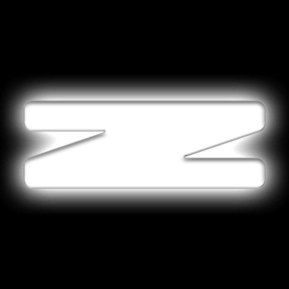 Oracle Lighting Universal Illuminated LED Letter Badges "Z" - Matte White Surface Finish - 3140-Z-001