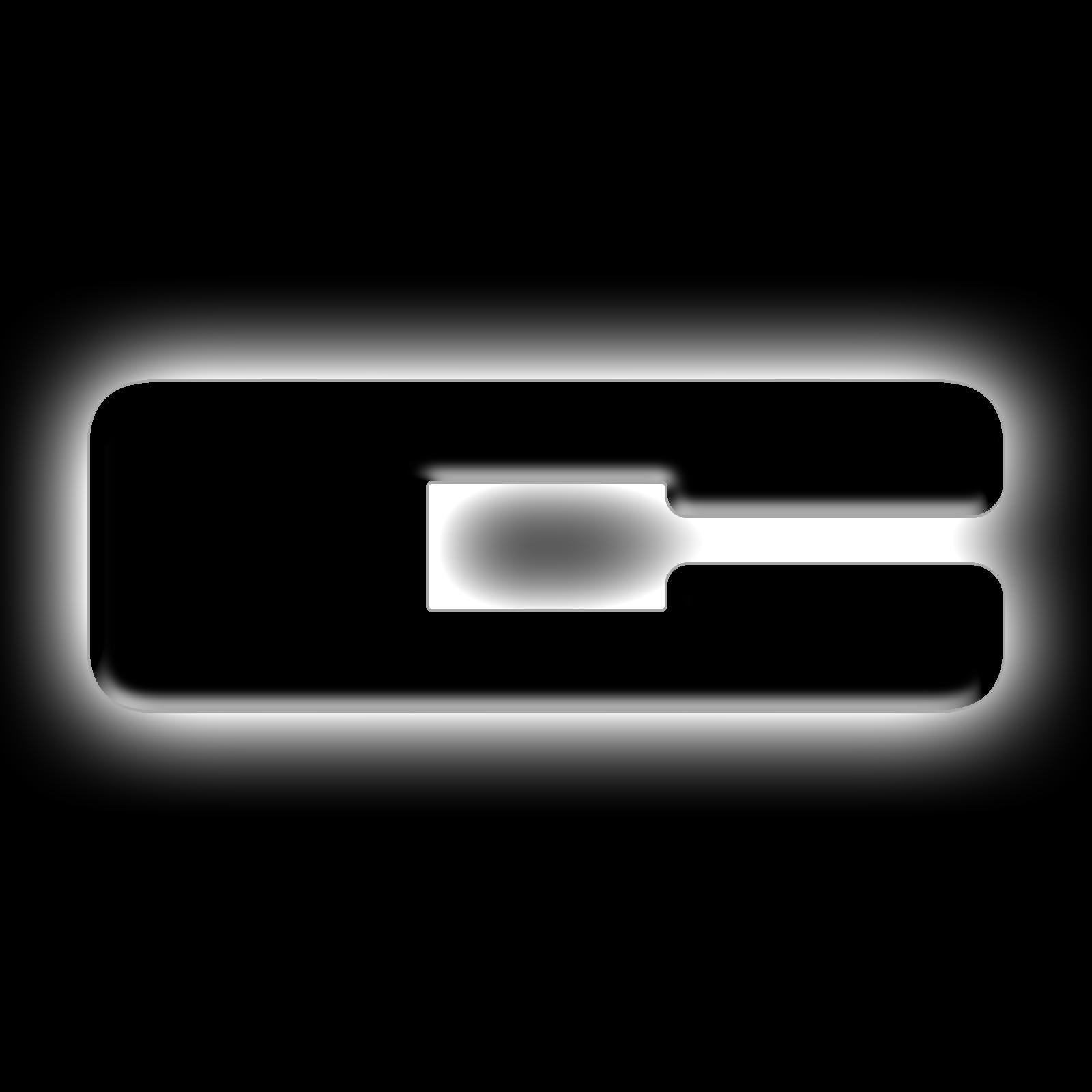 Oracle Lighting Universal Illuminated LED Letter Badges "C" - Matte Black Surface Finish - 3141-C-001