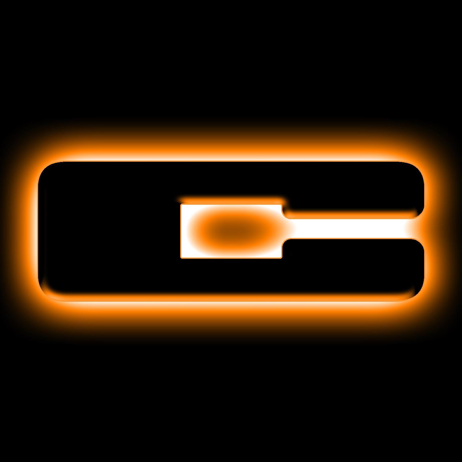 Oracle Lighting Universal Illuminated Led Letter Badges - Matte Black Surface Finish - C - 3141-C-005