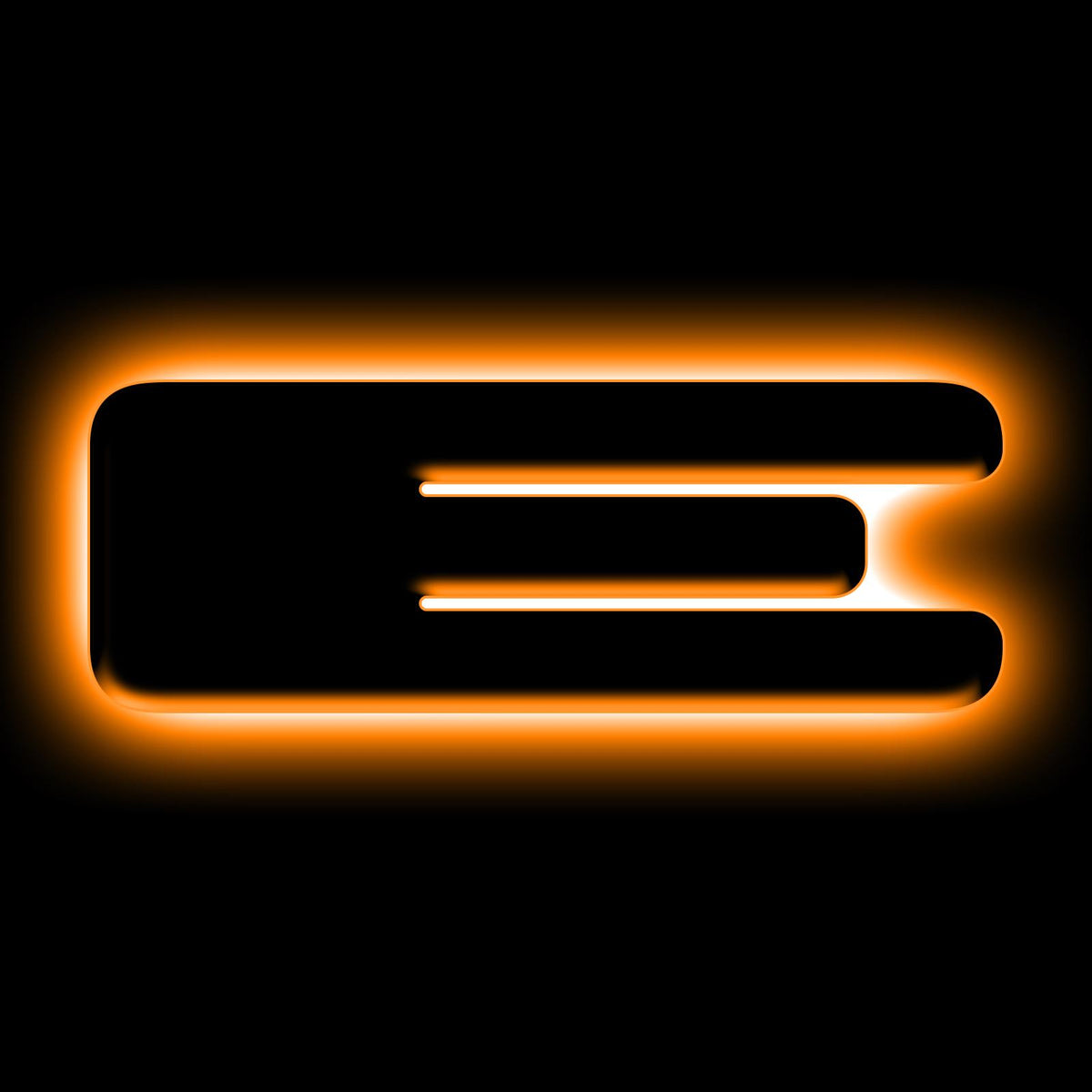 Oracle Lighting Universal Illuminated Led Letter Badges - Matte Black Surface Finish - E - 3141-E-005