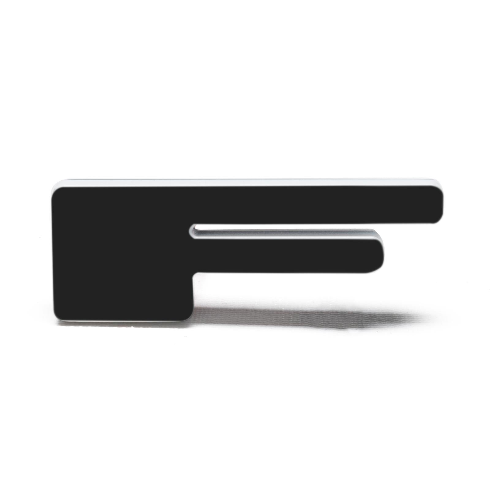 Oracle Lighting Universal Illuminated LED Letter Badges "F" - Matte Black Surface Finish - 3141-F-001