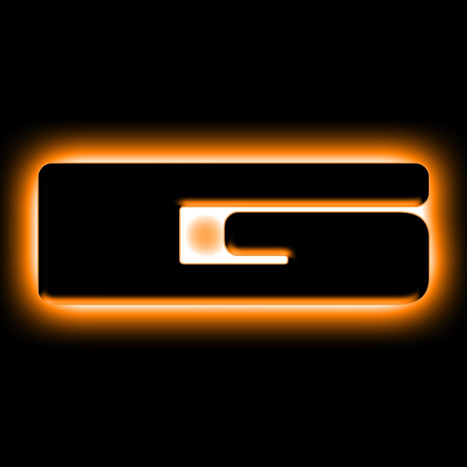 Oracle Lighting Universal Illuminated Led Letter Badges - Matte Black Surface Finish - G - 3141-G-005