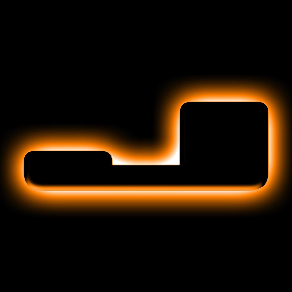 Oracle Lighting Universal Illuminated Led Letter Badges - Matte Black Surface Finish - J - 3141-J-005
