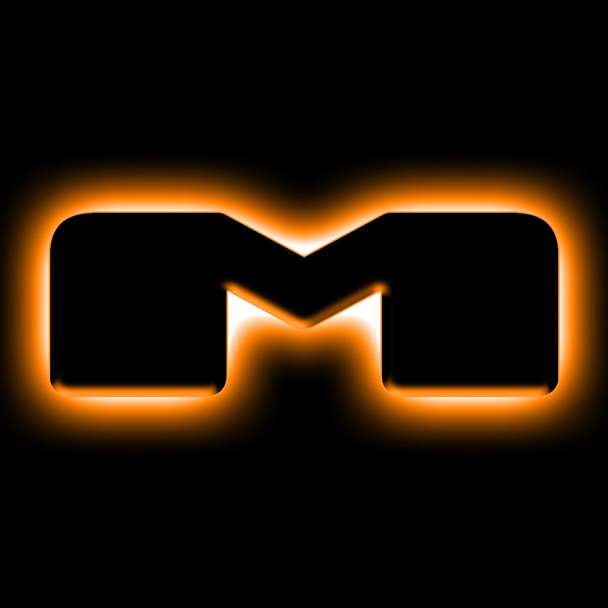 Oracle Lighting Universal Illuminated Led Letter Badges - Matte Black Surface Finish - M - 3141-M-005