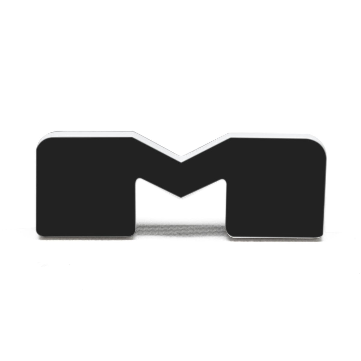 Oracle Lighting Universal Illuminated Led Letter Badges - Matte Black Surface Finish - M - 3141-M-005