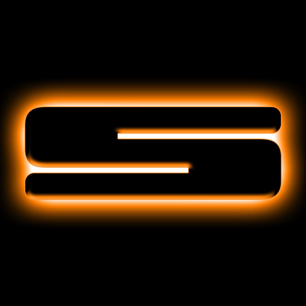 Oracle Lighting Universal Illuminated Led Letter Badges - Matte Black Surface Finish - S - 3141-S-005