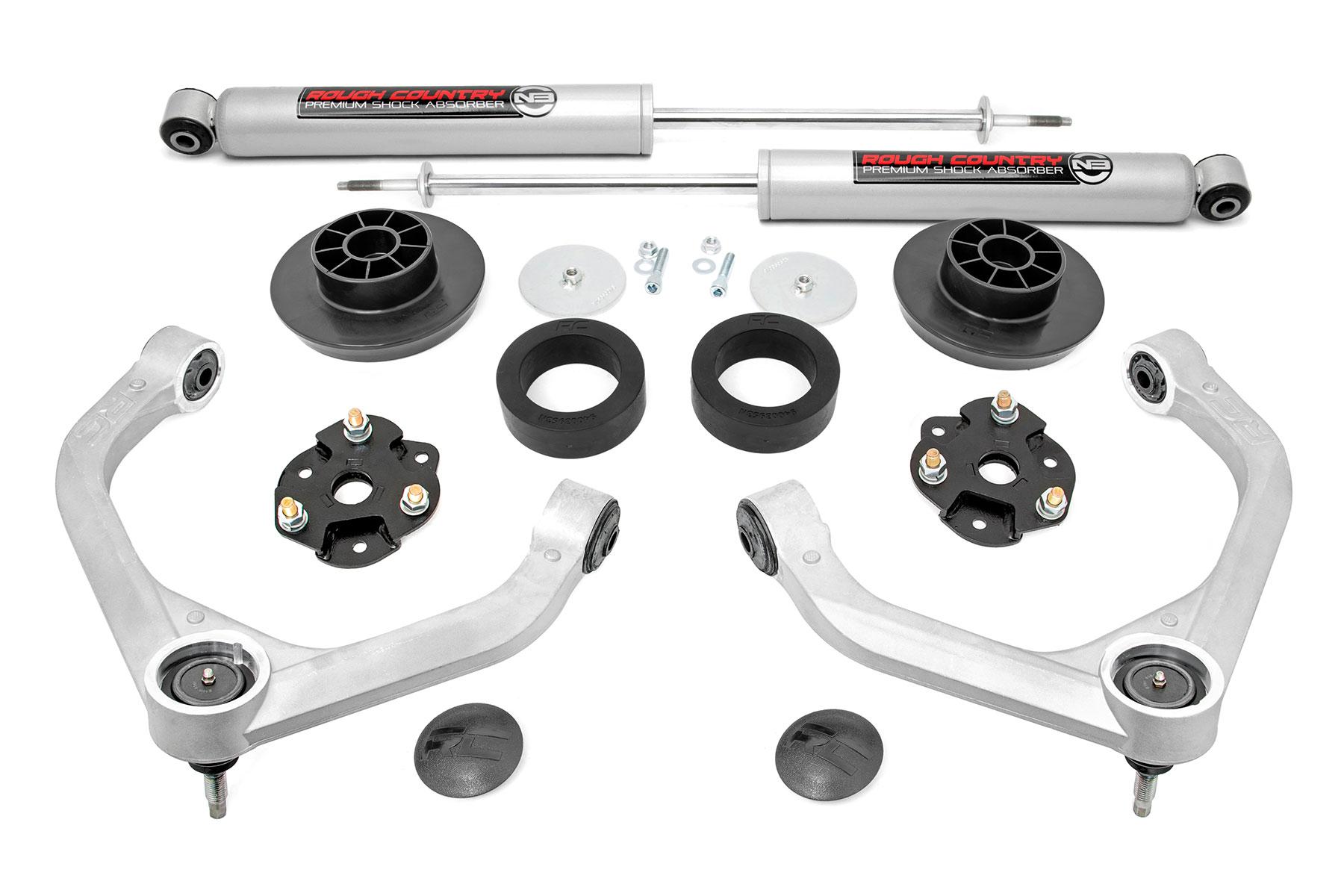 Rough Country 3.5in Dodge Bolt-On Lift Kit w/ Rear N3 Shocks (2019 Ram 1500 4WD) (2019-2019 Ram 1500,2019-2019 Ram 1500 Classic) - 31430