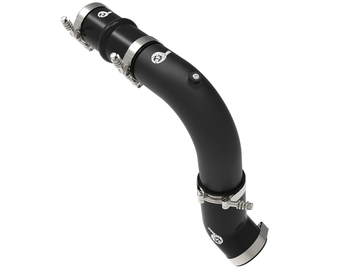 AFE BladeRunner 2-1/2 IN to 3 IN Aluminum Hot-Side Charge Pipe Black (2025-2026 2500 , 3500) - 46-20818-B