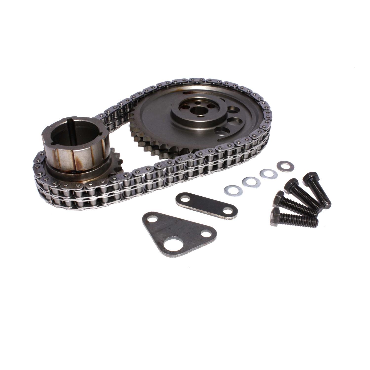 Comp Cams 3-Keyway Double Chain Timing Set For 3-Bolt, 24X, 1 Pole Reluctor Gm Ls - 3154CPG