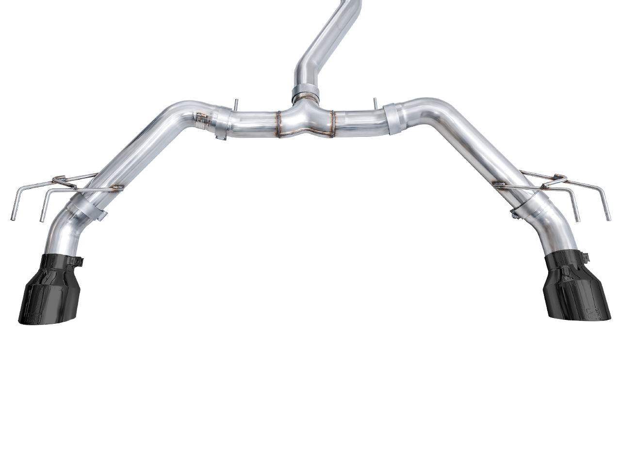 AWE Track Edition for FE1 Civic Si/DE4 Acura Integra- Diamond Black Tips - 3020-33331