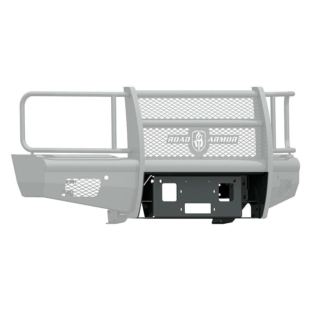 Road Armor Vaquero Front Winch Plate - Texture Black (2015-2019 2500, 3500) - 315V-WP