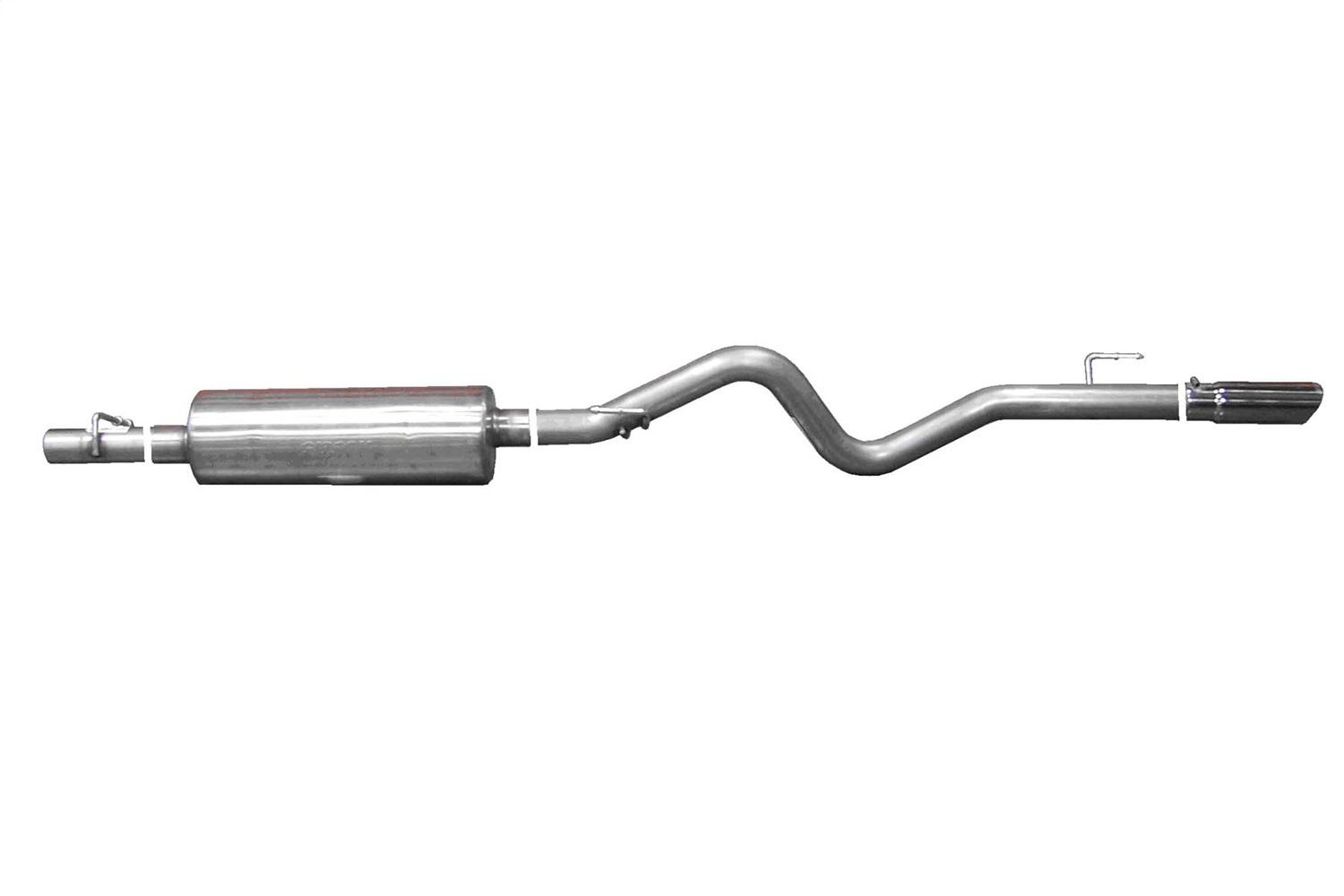 Gibson Exhaust Cat-Back Single Exhaust System; Aluminized (2004-2009 Durango, Durango Limited, Durango SLT, Durango SXT, Durango Adventurer) - 316593