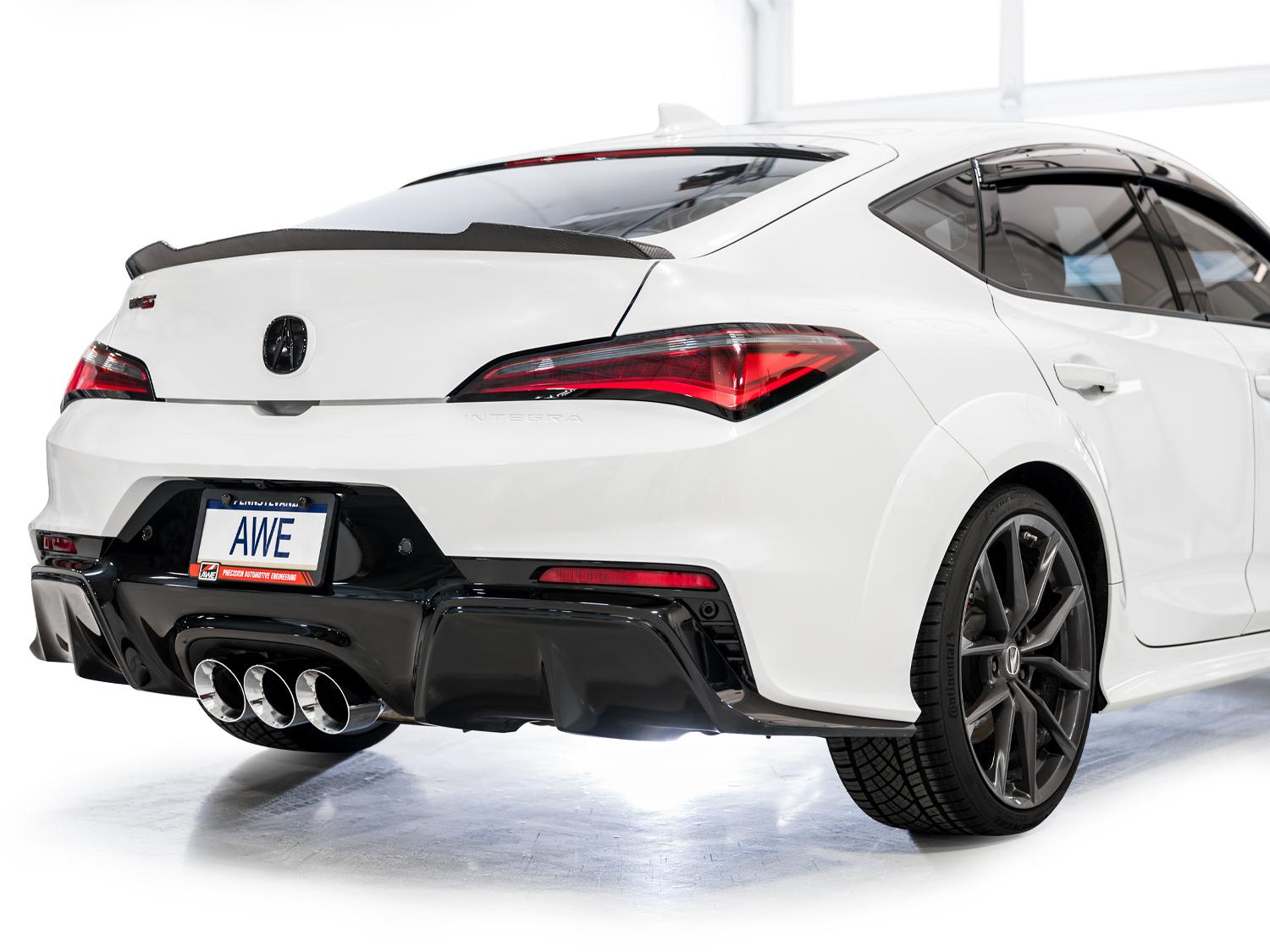 AWE Touring Edition Exhaust for DE5 Integra Type-S - Triple Chrome Silver Tips - 3015-52335