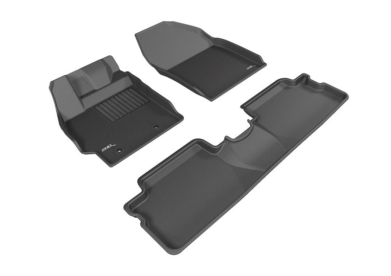 3D MAXpider 2013-2015 Scion XB Kagu 1st & 2nd Row Floormats - Black
