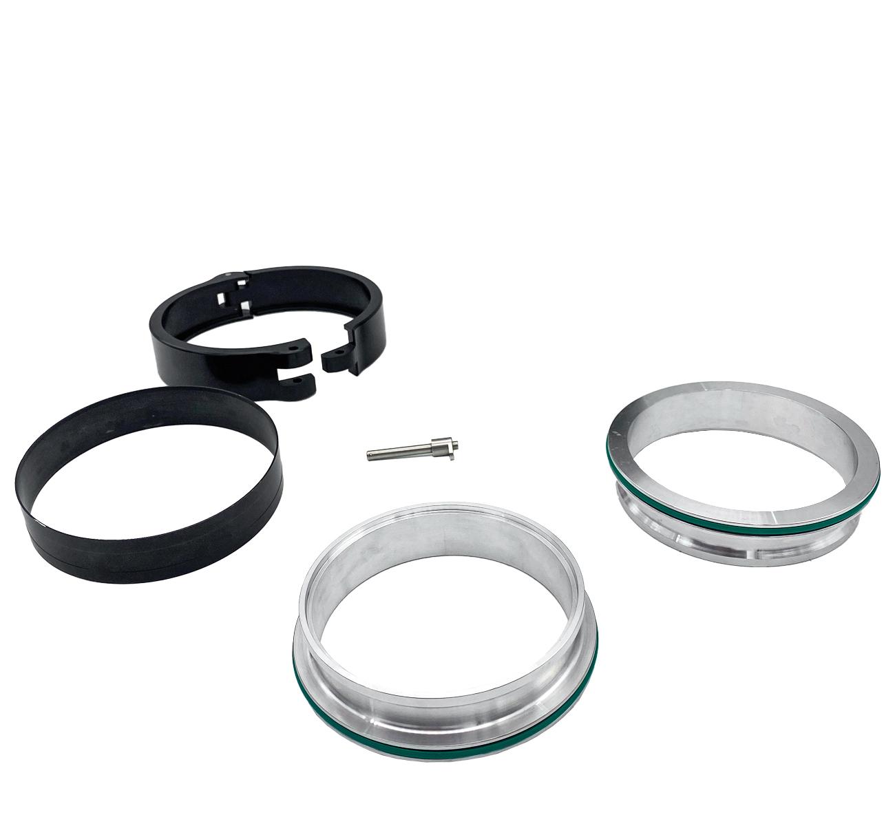 Granatelli Heavy Duty Double 0-Ringed Clamshell Clamps - Aluminum Interlocking - 318530