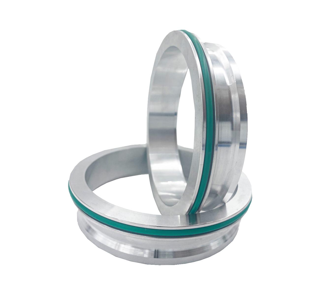 Granatelli Heavy Duty Double 0-Ringed Clamshell Clamps - Aluminum Interlocking - 318535FS