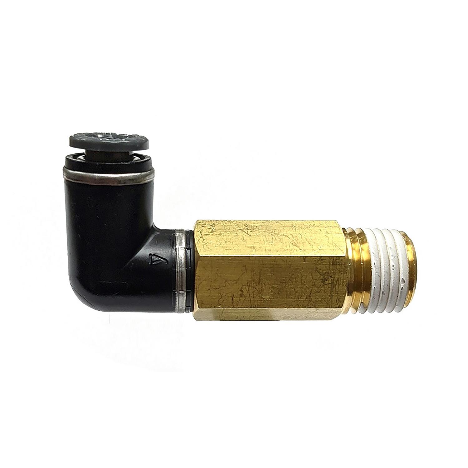 Ridetech Airline Fitting, Extended 1/4" NPT To 1/4" Swivel Elbow (Fit4800) - 31954800