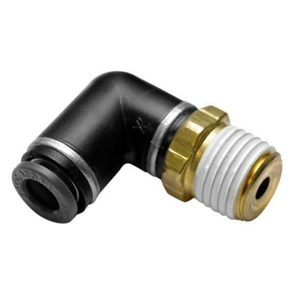 Ridetech Airline Fitting, Swivel Elbow. 3/8" NPT To 1/2" Airline. - 31958200