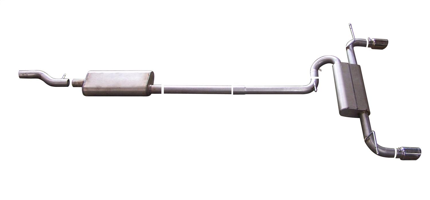 Gibson Exhaust 319630 Cat-Back Dual Split Exhaust System, Aluminized