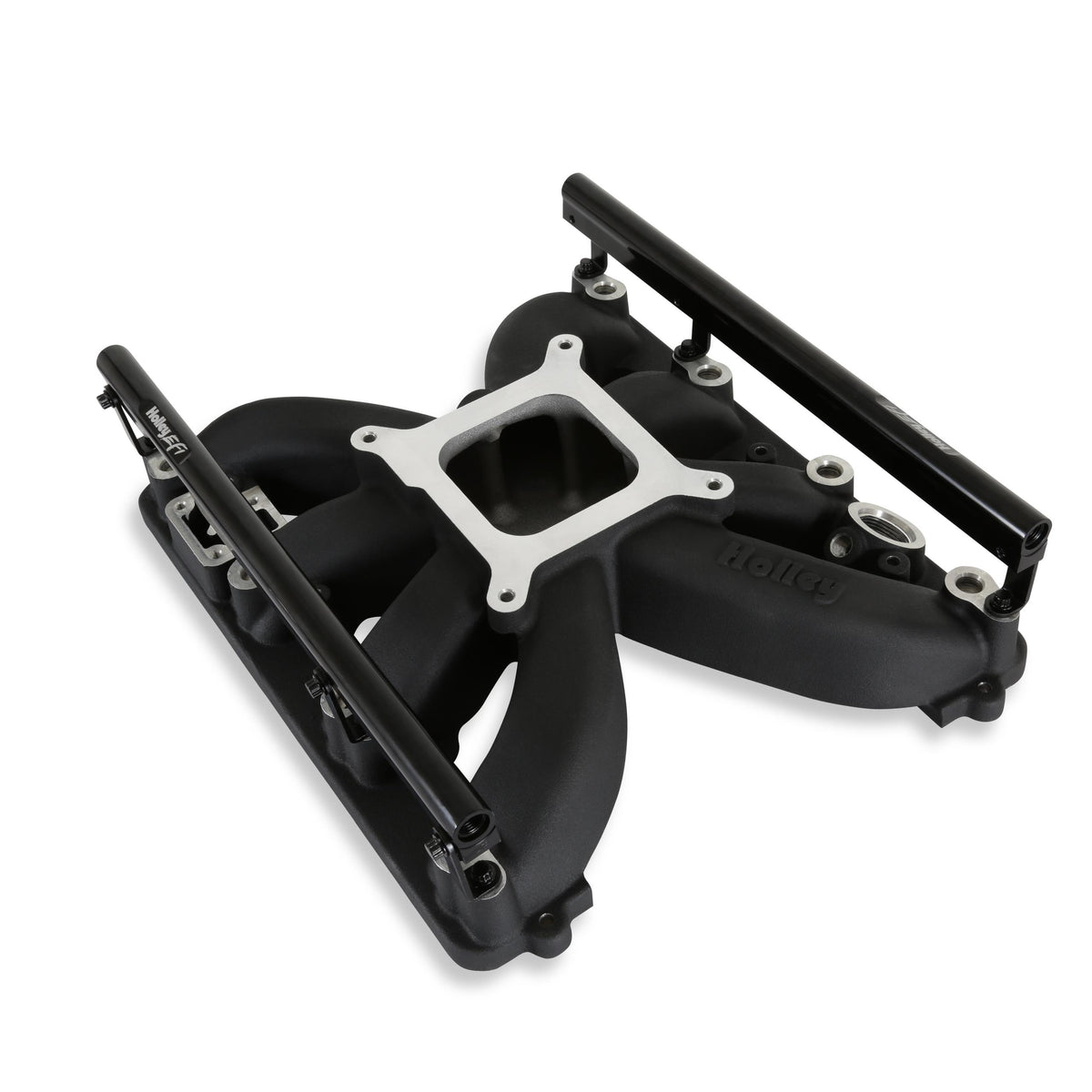 Holley Single plane intake manifold for Gen III Hemi, EFI Black - 300-930BK