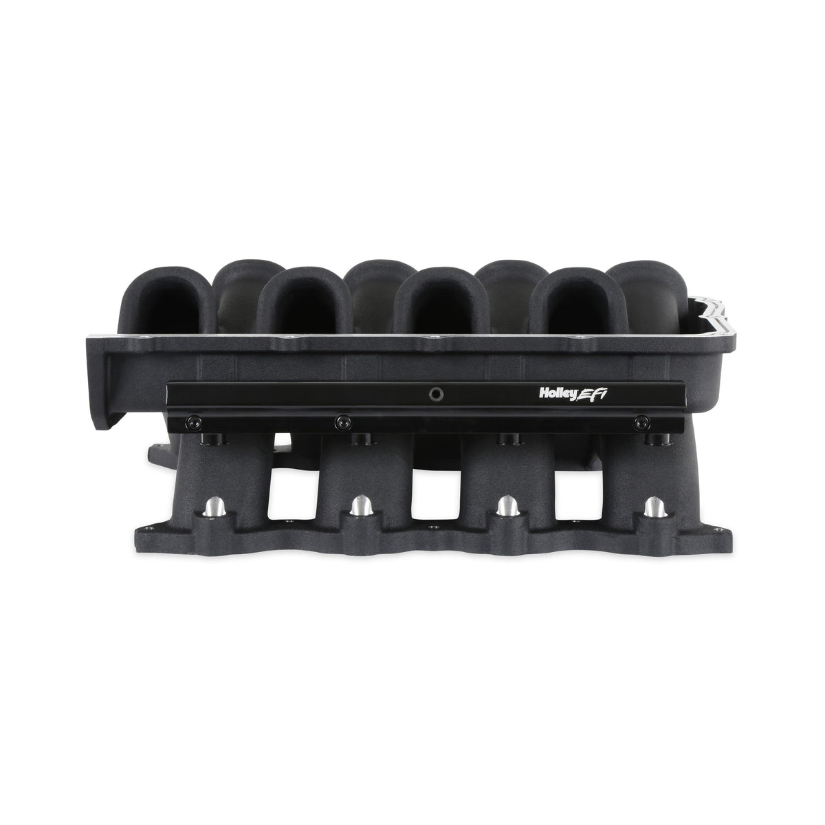 Holley ULTRA LO-RAM BASE, FORD COYOTE FRONT FEED BLACK - 300-921BK