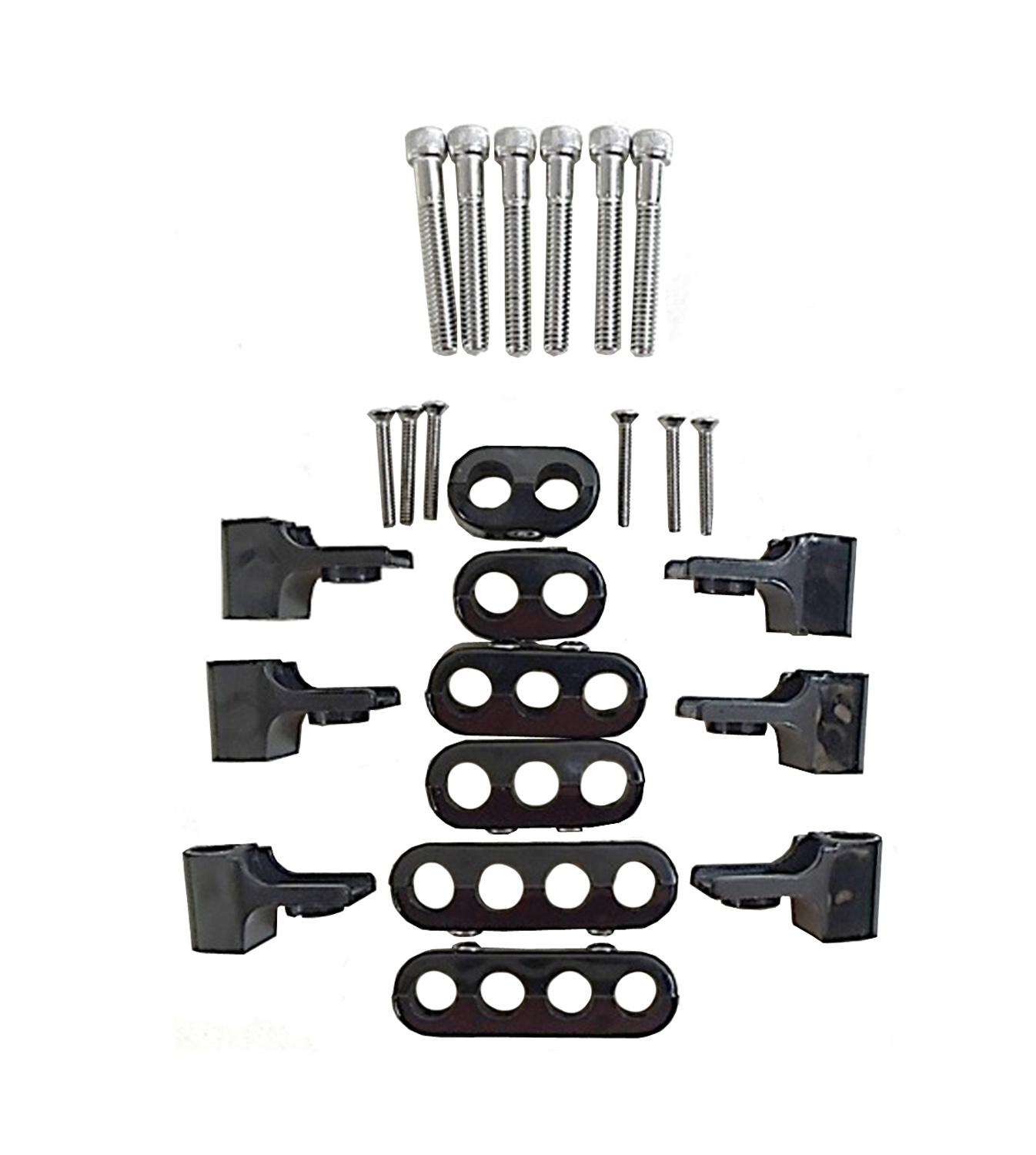 TAYLOR CABLE 10.4 Horizontal Wire Loom Kit black - 42501