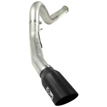 AFE Large Bore-HD 5 IN 409 Stainless Steel DPF-Back Exhaust System w/Black Tip - 49-43055-B