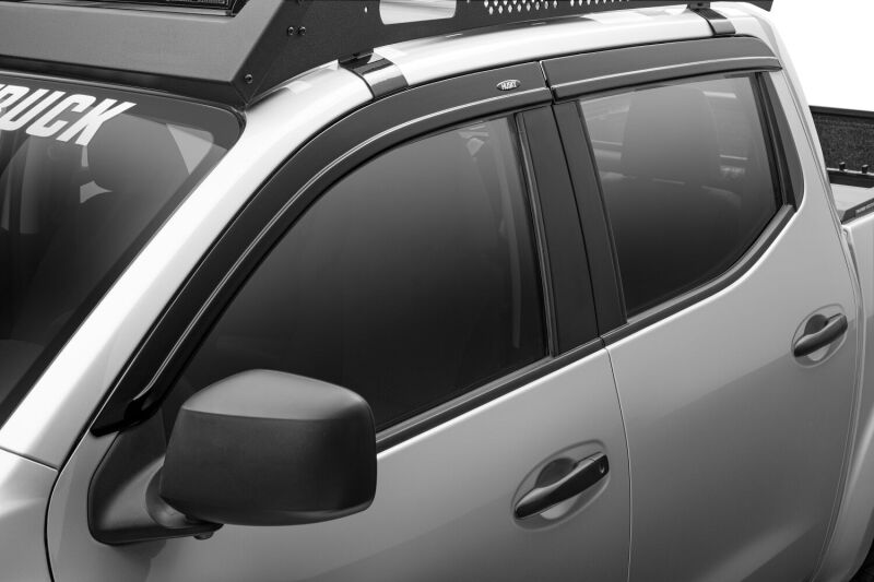 Husky Liners Low Profile Ventvisor Deflector; Smoke; Outside Mount; 4 Pc. - 2854113
