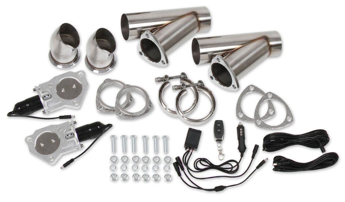 Hooker 2.5In Electric Exhaust Cut-Outs Dual - 11051HKR
