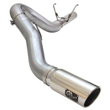 AFE Large Bore-HD 5 IN 409 Stainless Steel DPF-Back Exhaust System w/Polished Tip (2013-2018 2500, 3500) - 49-42051-1P
