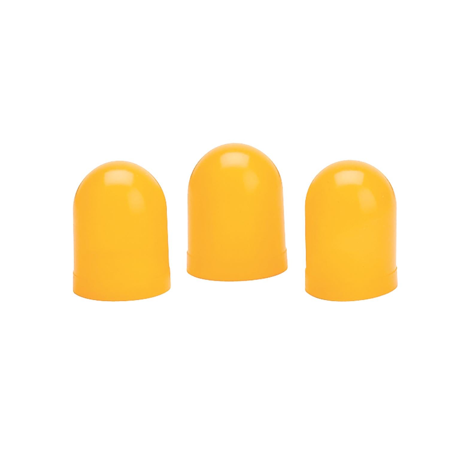 Auto Meter LIGHT BULB BOOTS, YELLOW, QTY. 3 - 3208