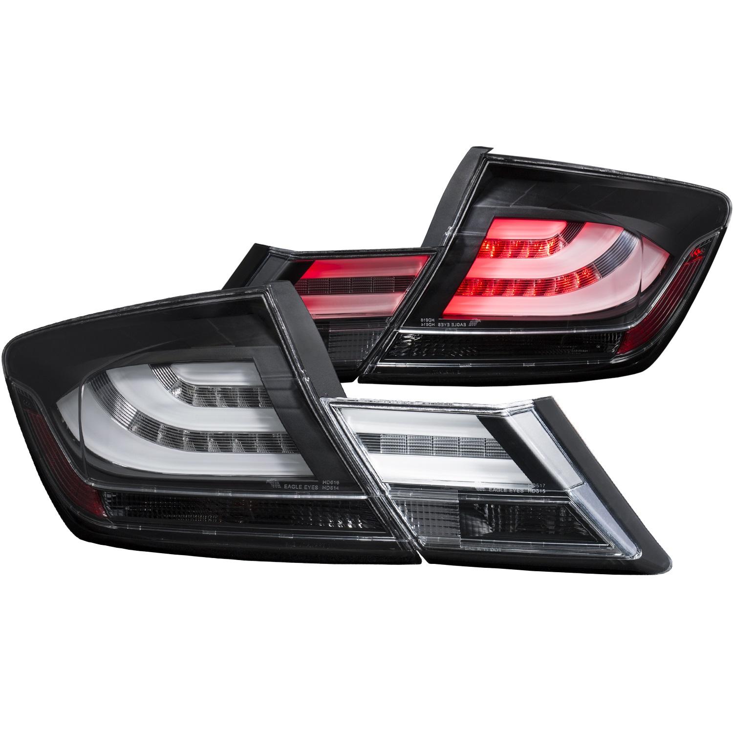 ANZO Tail Light Assembly (2013-2015 Civic) - 321323