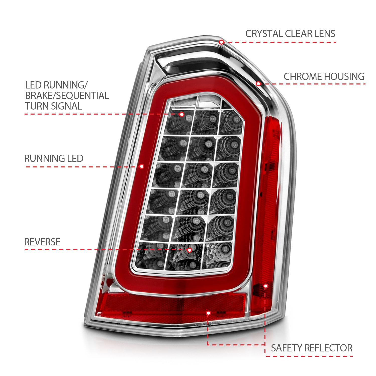ANZO Anzo Usa Led Taillights (2011-2014 300) - 321344