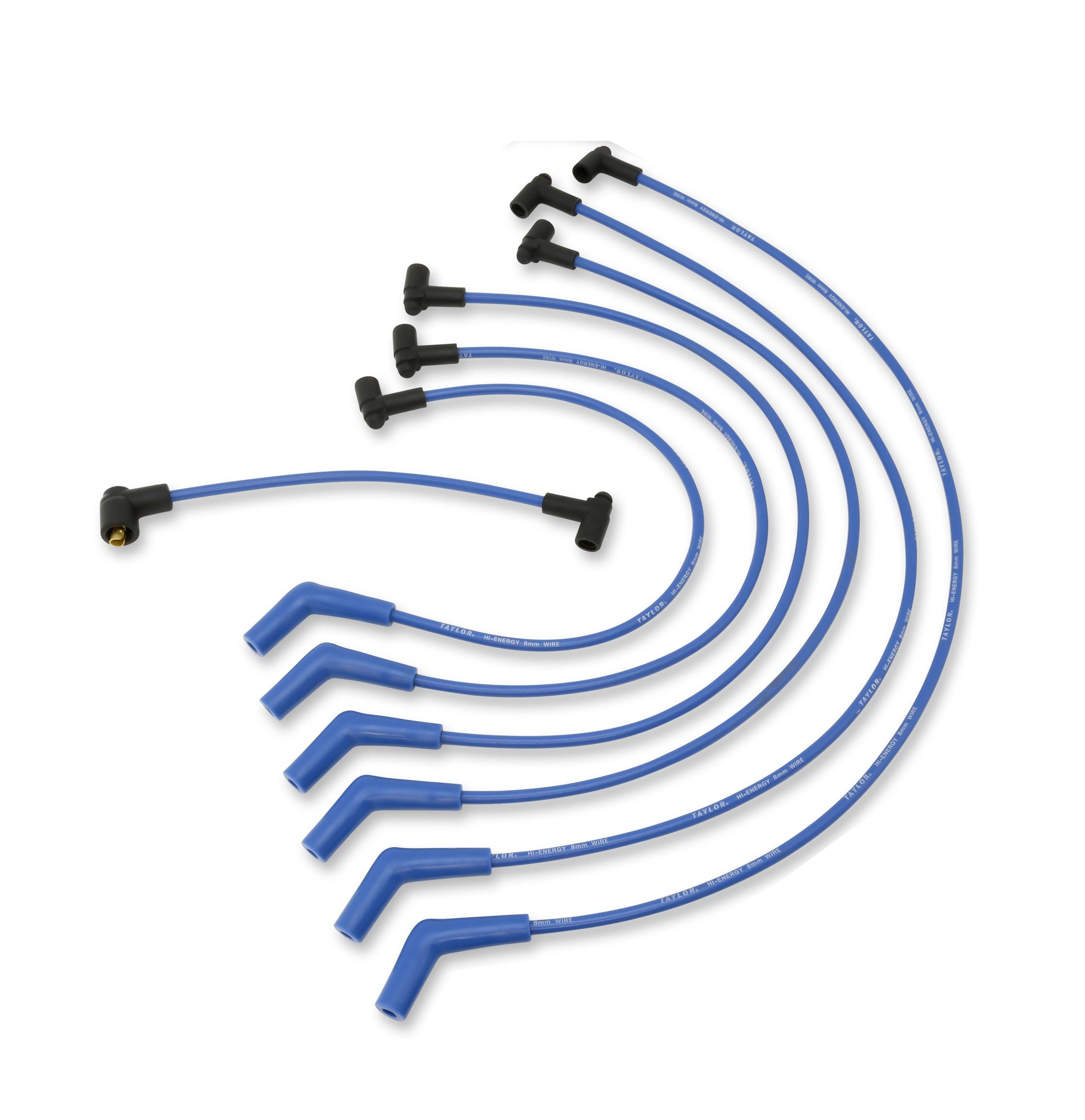 TAYLOR CABLE High Energy RC custom 6 cyl blue - 64600
