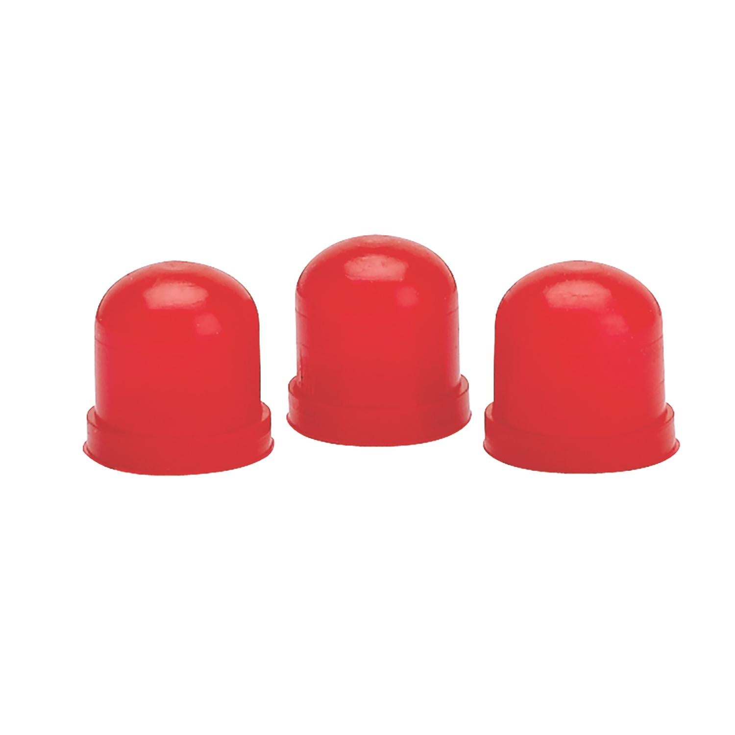 Auto Meter LIGHT BULB BOOTS, RED, QTY. 3 - 3214