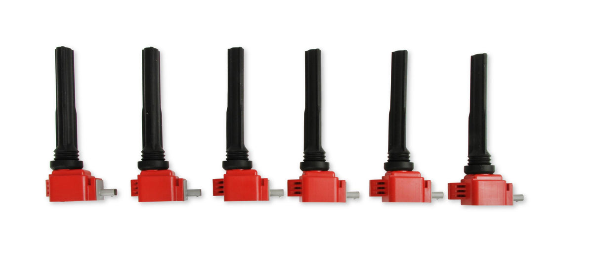 MSD 82706 Direct Bolt-In Ignition Coils - Red (2017+ 3.5L V6 Ecoboost)