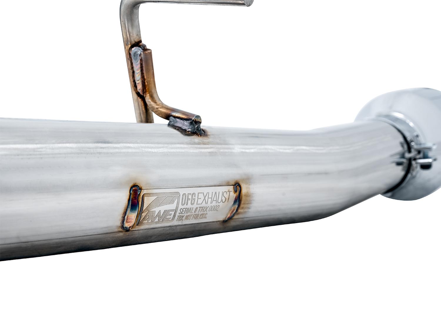 AWE 0FG Catback Exhaust for RAM TRX - Diamond Black Tips - 3015-33005