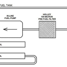 Holley Filter/Regulator Asy - 3/8-Npt, 175 Gph,  - 12-875