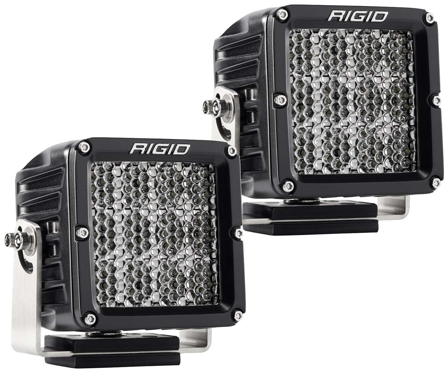 RIGID Industries Rigid D-Xl Pro Led Light, Driving Diffused, Surface Mount, Black Housing, Pair - 322713