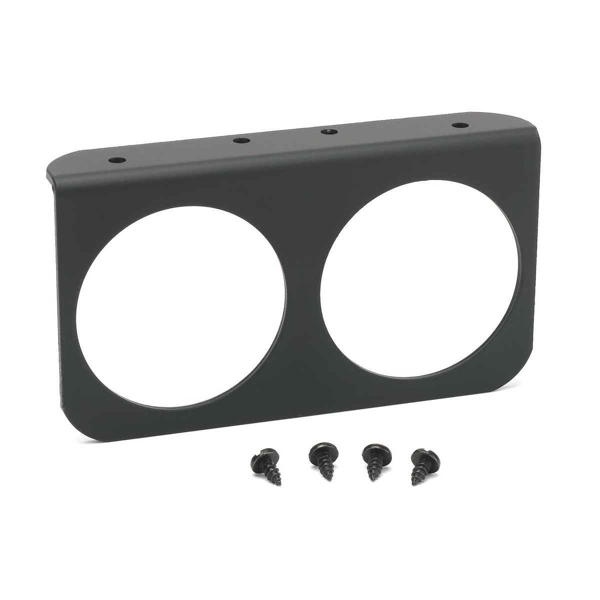 Auto Meter GAUGE MOUNTING PANEL, DUAL, 2-5/8", BLACK, ALUMINUM - 3232