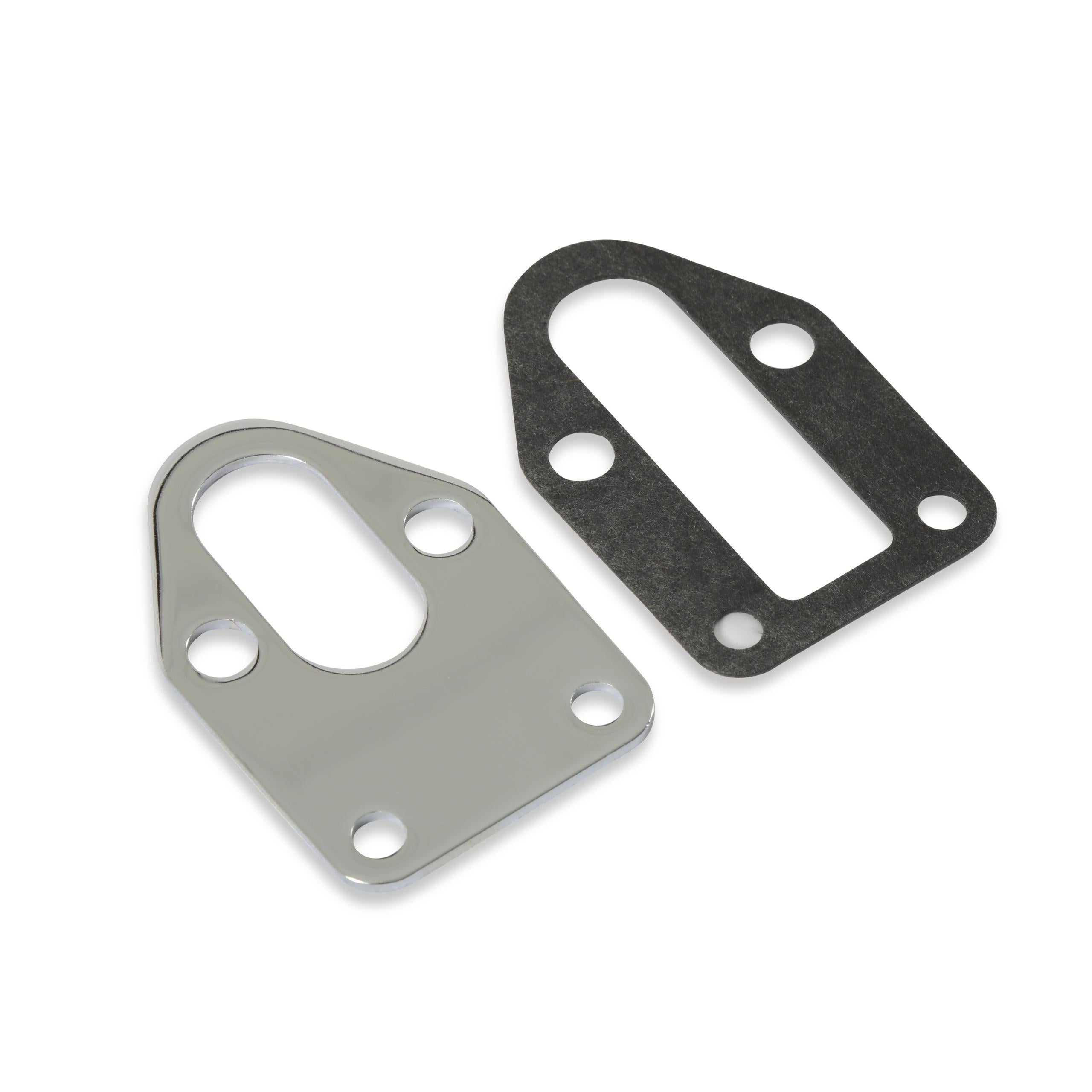 Mr. Gasket Fuel Pump Mounting Plate - Chrome.  - 1514