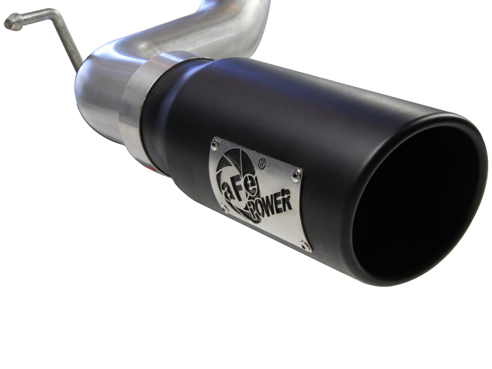 AFE MACH Force-Xp 3 IN 409 Stainless Steel Cat-Back Exhaust System w/Black Tip (2013-2014 Tacoma, Tacoma, Tacoma) - 49-46022-B