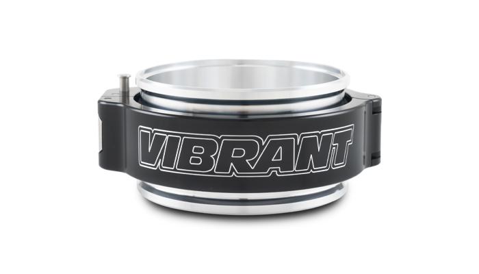 Vibrant Performance Pinless Hd Clamp Assembly For 3.50" O.D. Tubing - Anodized Black Clamp - 32517