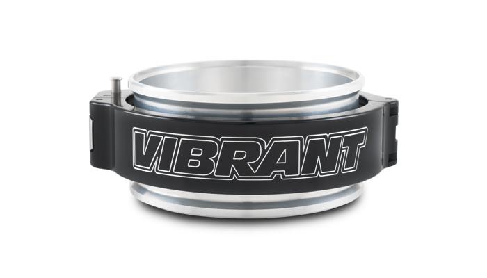 Vibrant Performance Pinless Hd Clamp Assembly For 4" O.D. Tubing - Anodized Black Clamp - 32518