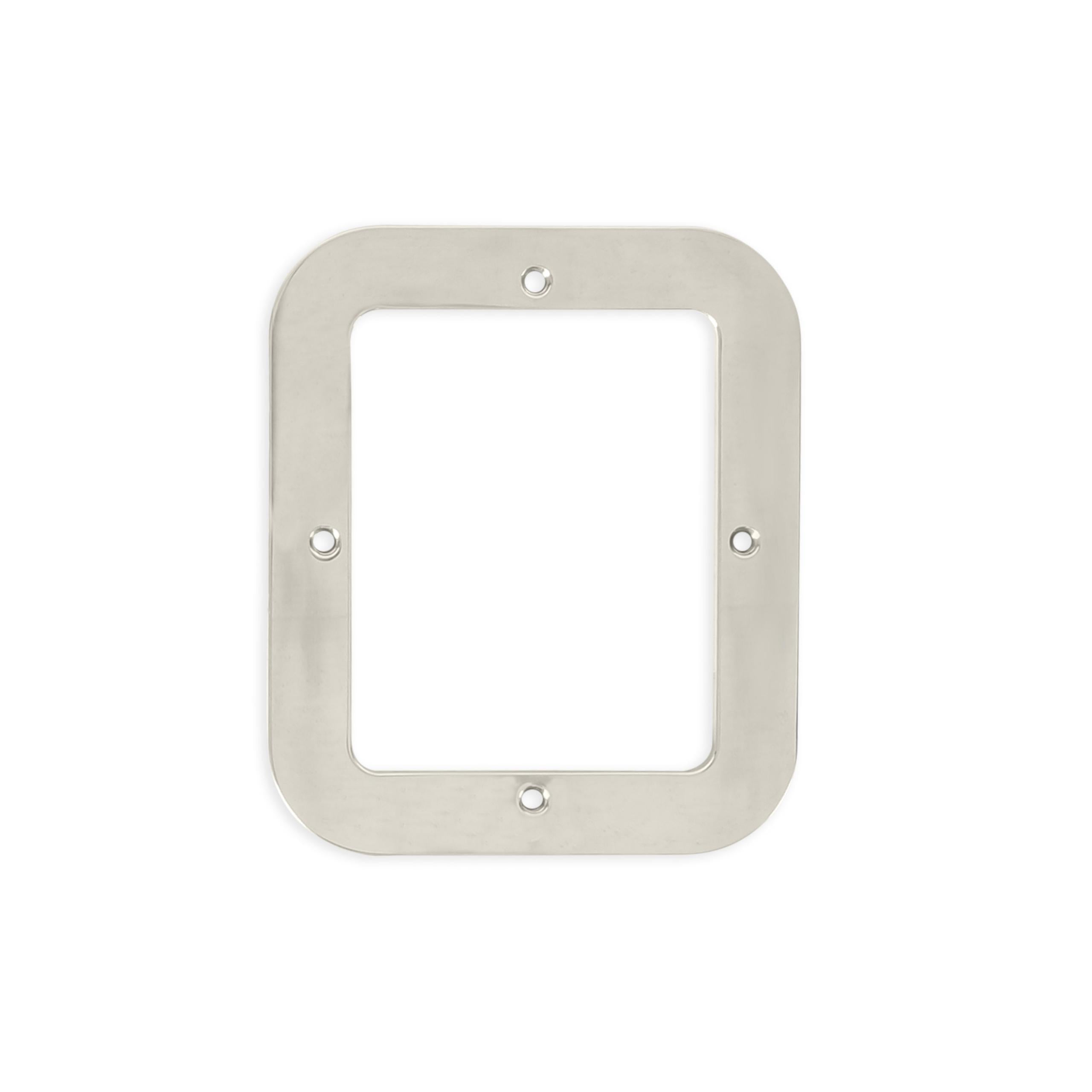 HURST Billet Shifter Boot and Bezel - Rectangular - Polished Finish - 115000HST