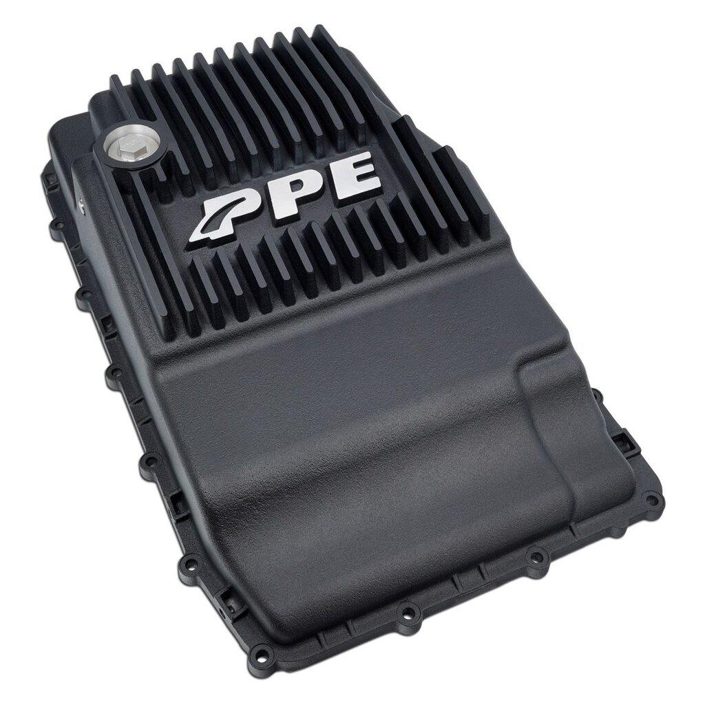 PPE Power Deep Transmission Pan - Heavy Duty Cast Aluminum - Black (2018-2024 Ford with 10R80 / 10R60 Transmission) - 328053620