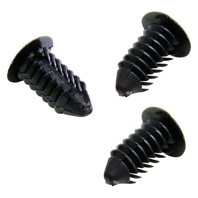 Auto Meter RATCHET FASTENERS, 10 PCS., BLACK, FOR GAUGE POD / PILLAR INSTALLATION - 3281