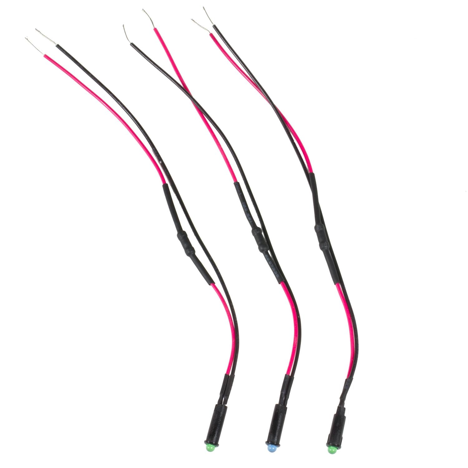 Auto Meter LED INDICATOR LIGHT KIT (2 GREEN, 1 BLUE) - 3283