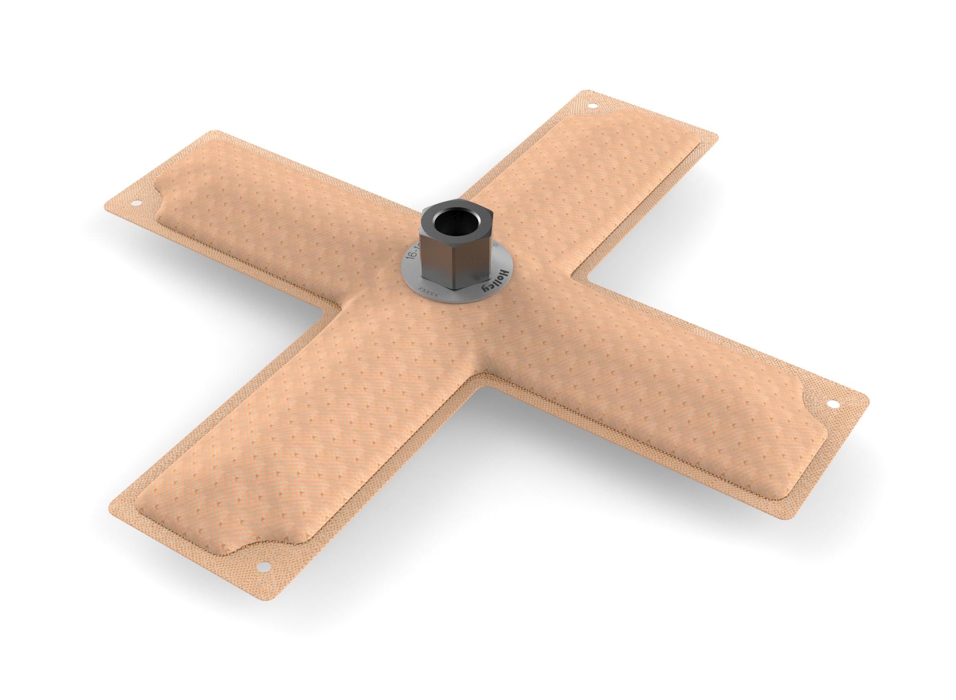 Holley 11" x 11" HydraMat, Cross.  - 16-104